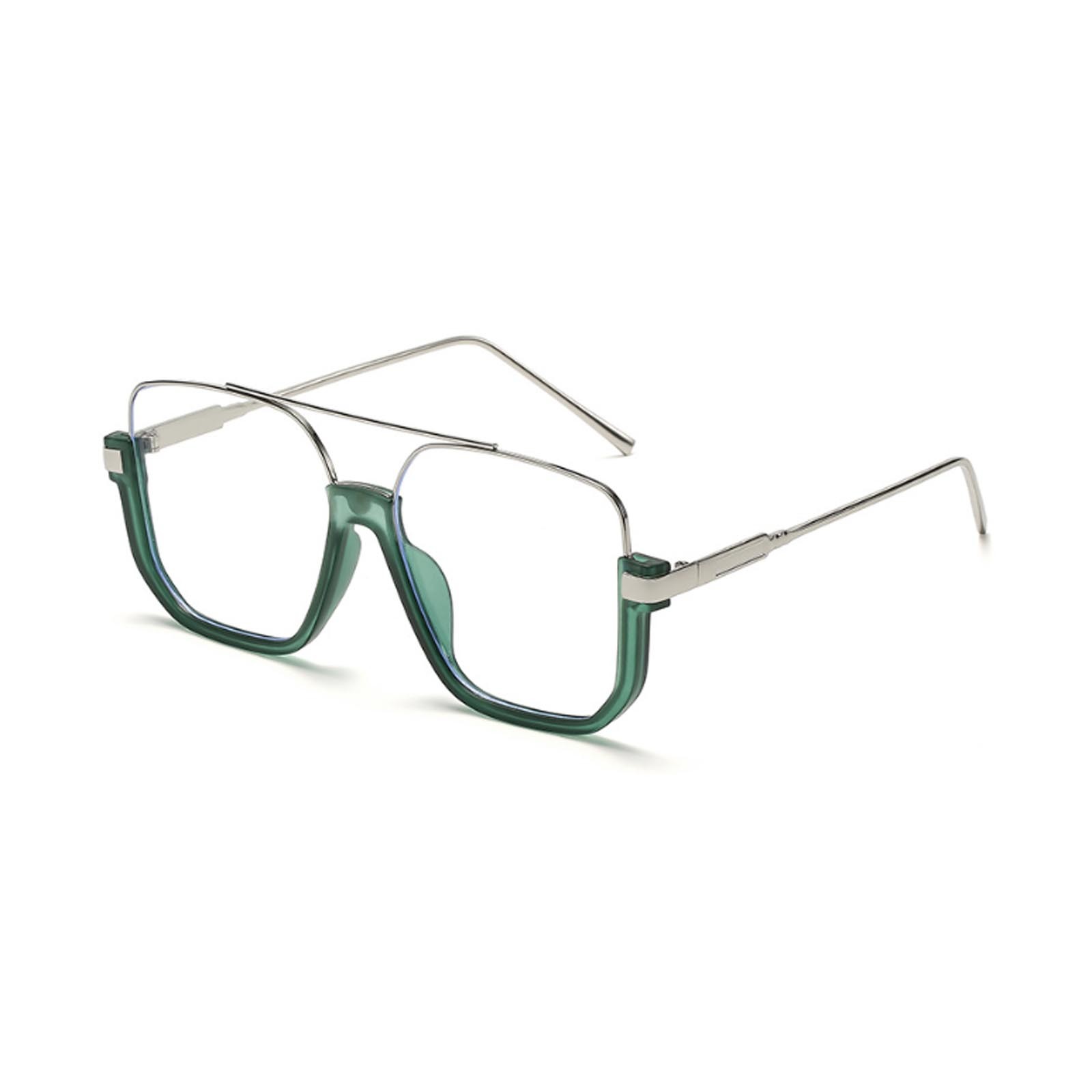 thumbnail image 4 of Gafas De Sol Cuadradas De Moda Con Montura Media Para Mujer, Estilo Blogger De Moda, 4 of 4